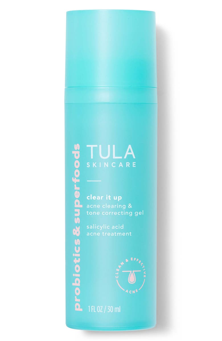 TULA Skincare Acne Clear It Up Acne Clearing + Correcting Gel, Main, color,
