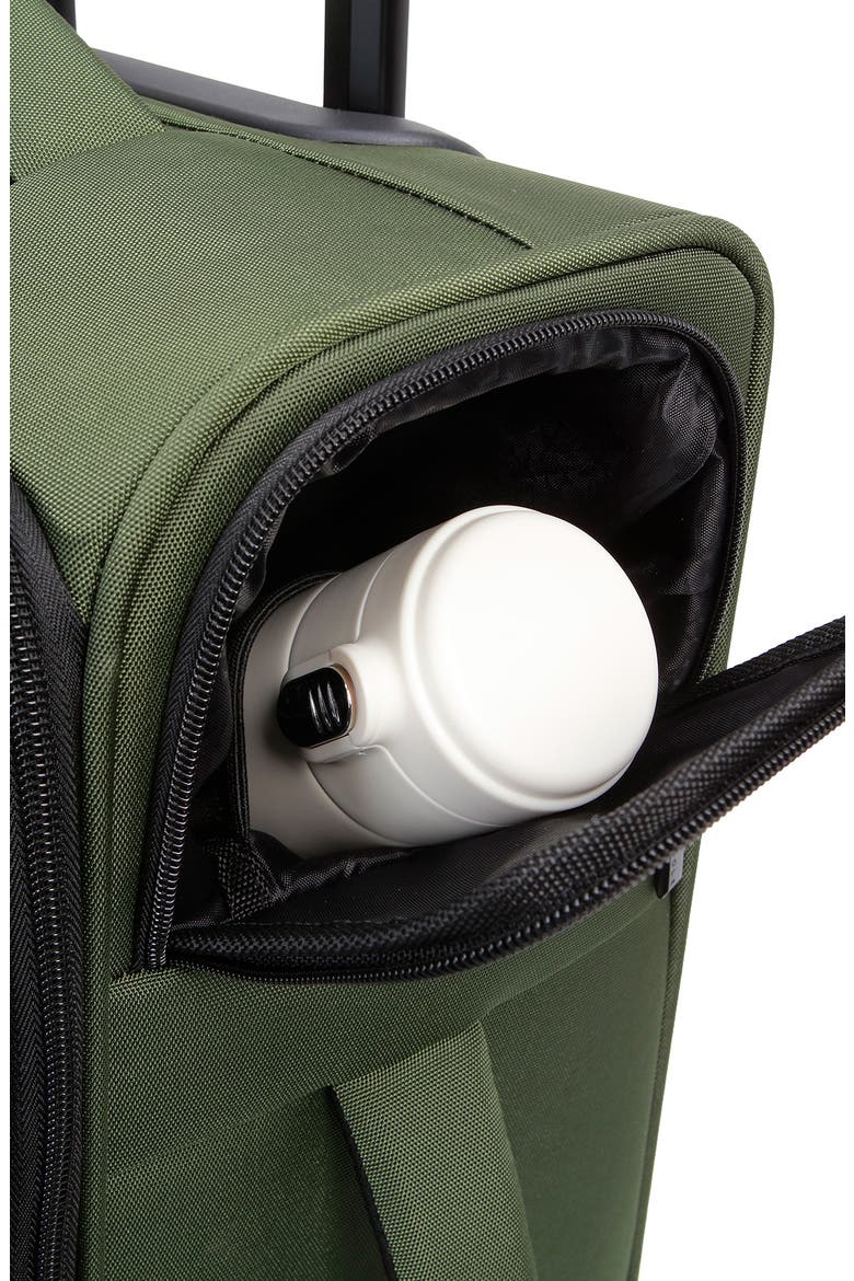 The Venturer 20-Inch Spinner Carry-On Suitcase, Alternate, color, OLIVE