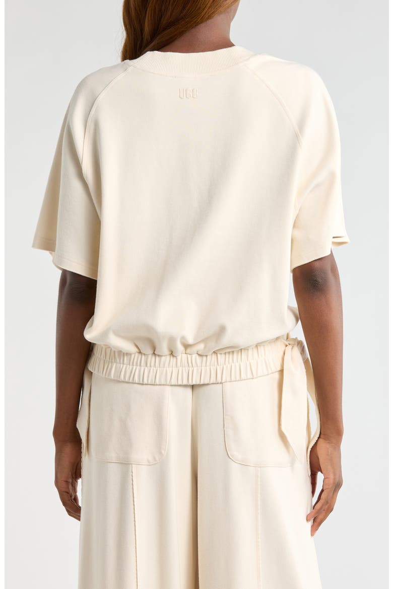 Jalani Side Tie Raglan Sleeve Top, Alternate, color, CREAM