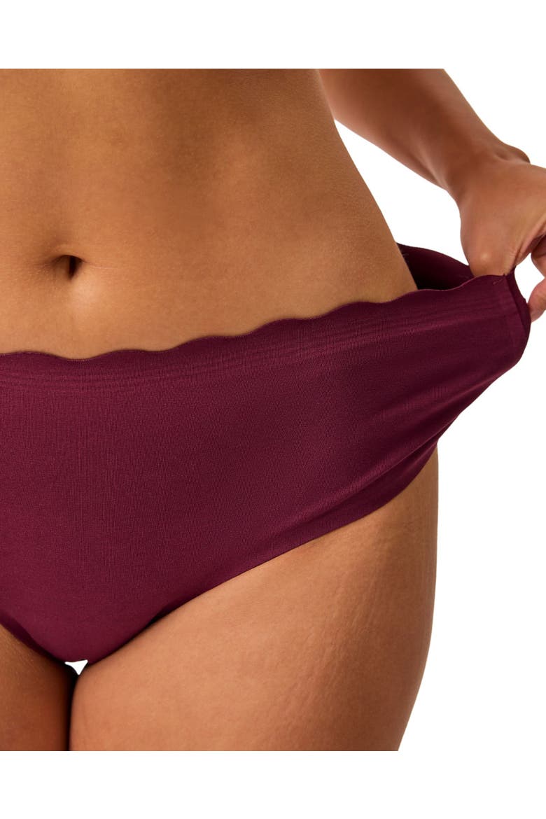 BareBond Cotton Maternity & Postpartum Brief, Alternate, color, Garnet