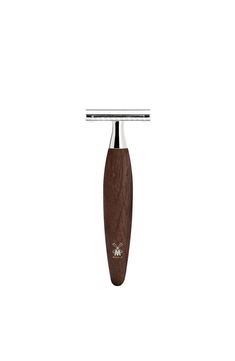 MÜHLE Kosmo Bog Oak Safety Razor, Main, color, Bog Oak