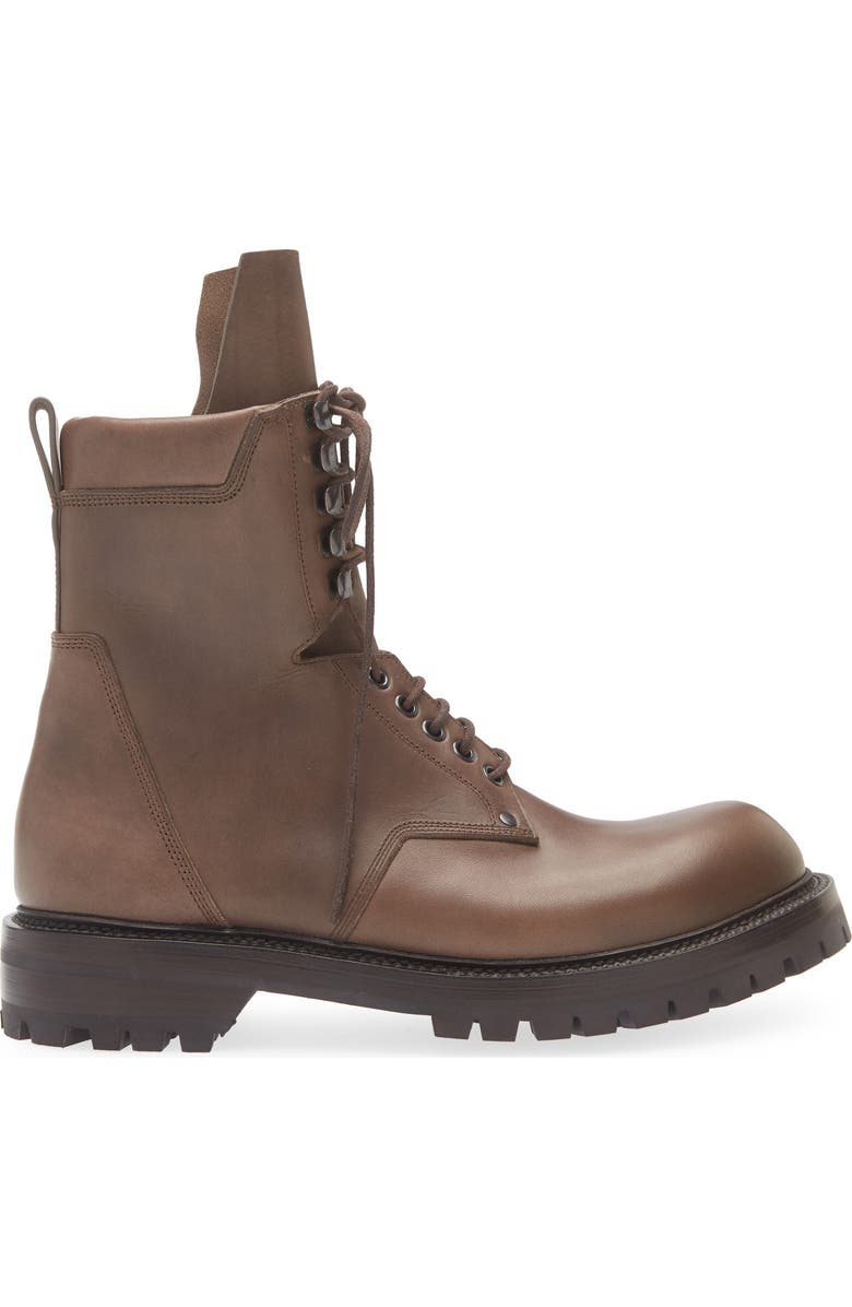 Rick Owens Army Lace-Up Boot, Alternate, color, Dust