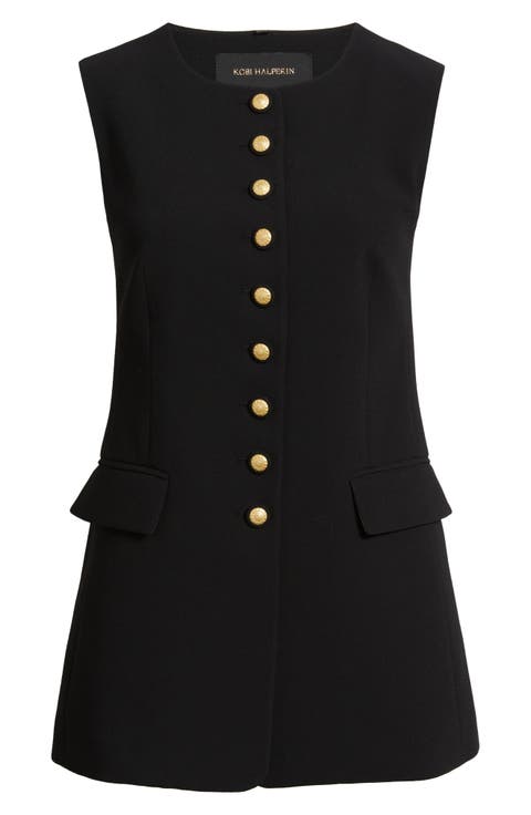 Kim Button Knit Vest