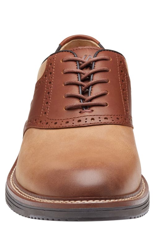 Johnston & Murphy Upton Saddle Shoe In Brown