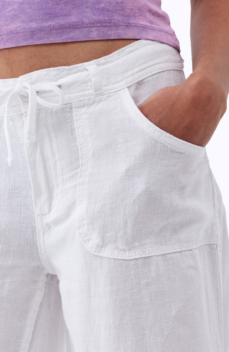 BDG Urban Outfitters Straight Leg Linen Pants, Alternate, color, 