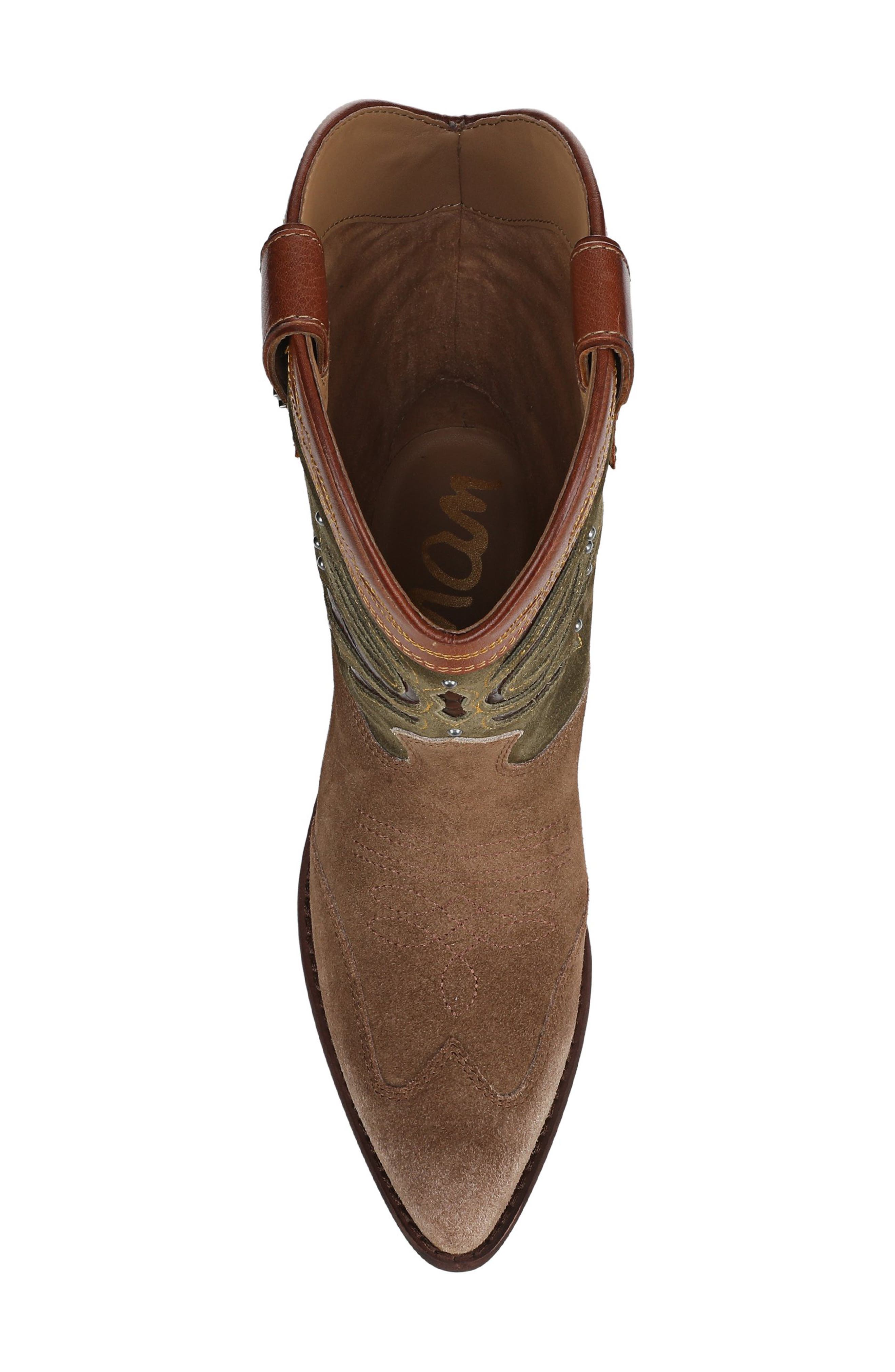 Sam Edelman Rylin Western Boot, Alternate, color, Terra Toffe/ Olive