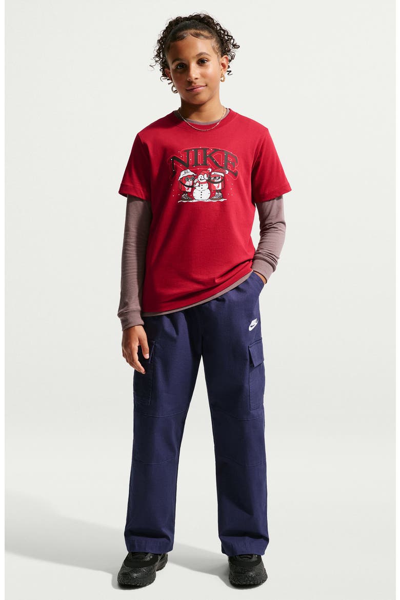 Kids' Nike Sportswear Graphic T-Shirt, Main, color, TOUGH RED