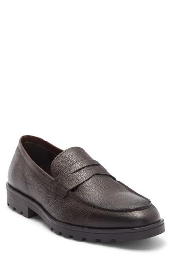 To Boot New York Deville Leather Penny Loafer In Brown  display picture 2