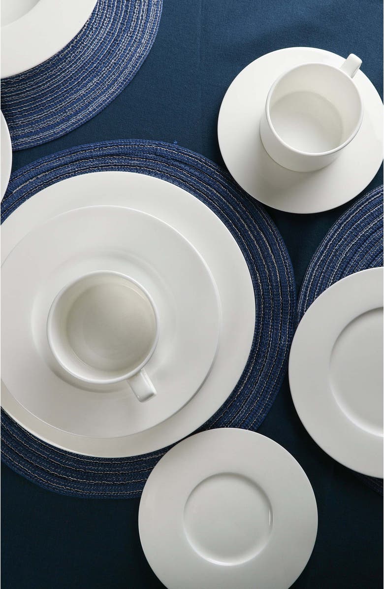 Stone Lain Sylvie Bone China 20-Piece Dinnerware Set, Alternate, color, White