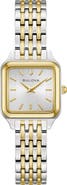 BULOVA Classic Sutton Square Two-Tone Bracelet Watch, 23mm