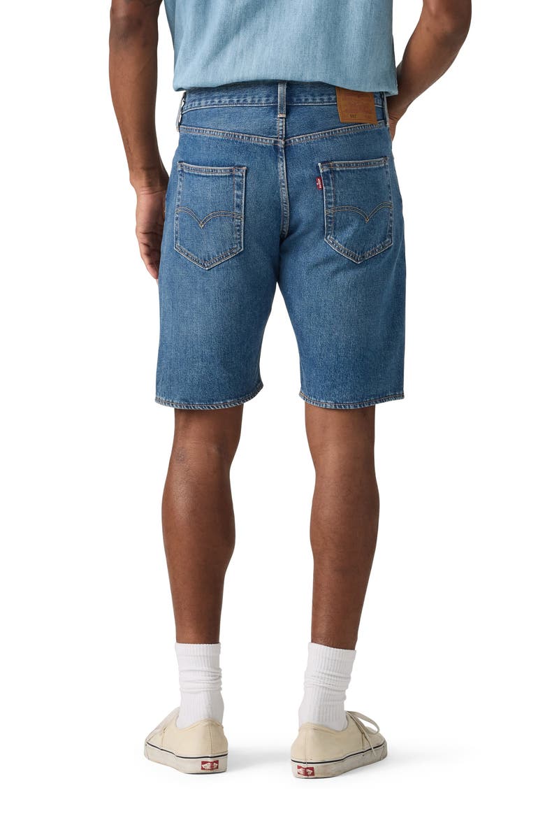 501® Original Denim Shorts, Alternate, color, EARLY NIGHTS SHORTS