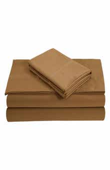 AZORES HOME 500 Thread Count Cotton Sateen Sheet Set