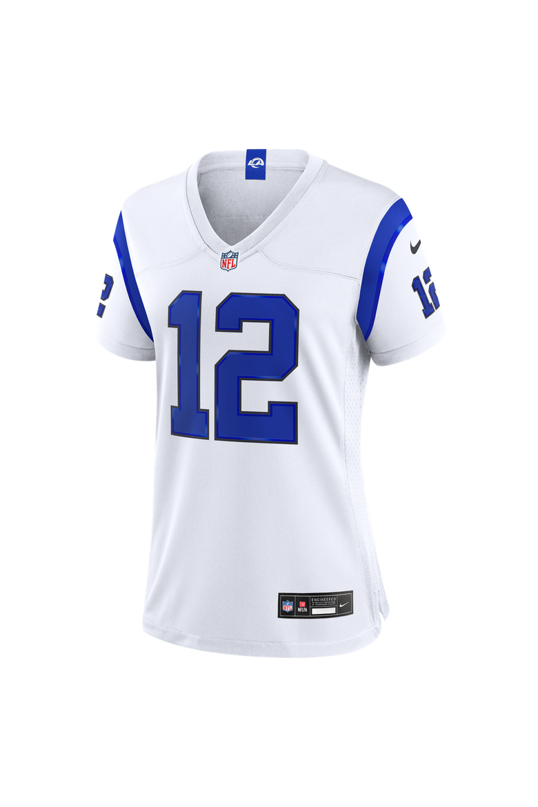 Women's Nike Puka Nacua Los Angeles Rams Fearsome White Game Jersey, Alternate, color, White