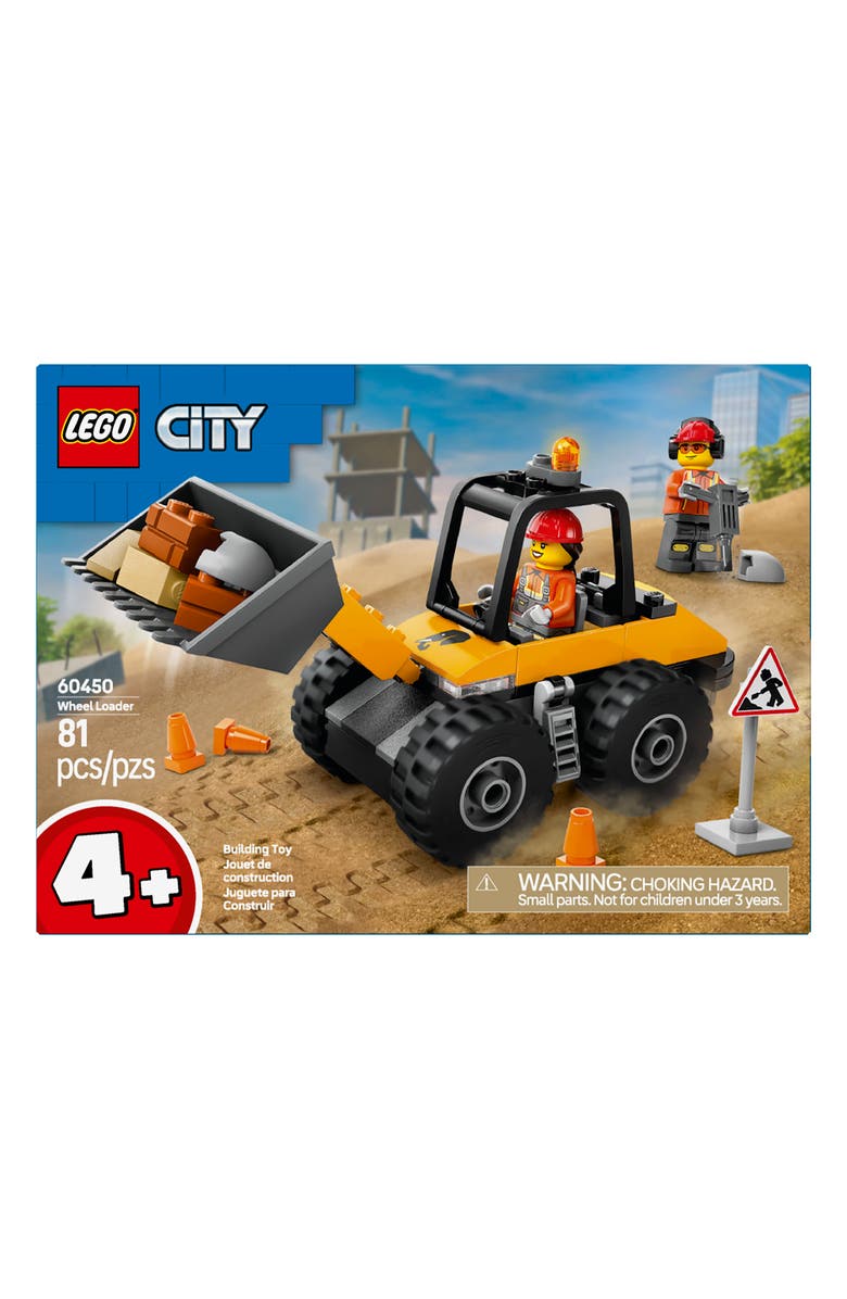 LEGO<sup>®</sup> 4+ City Yellow Construction Wheel Loader - 60450, Main, color, Multi