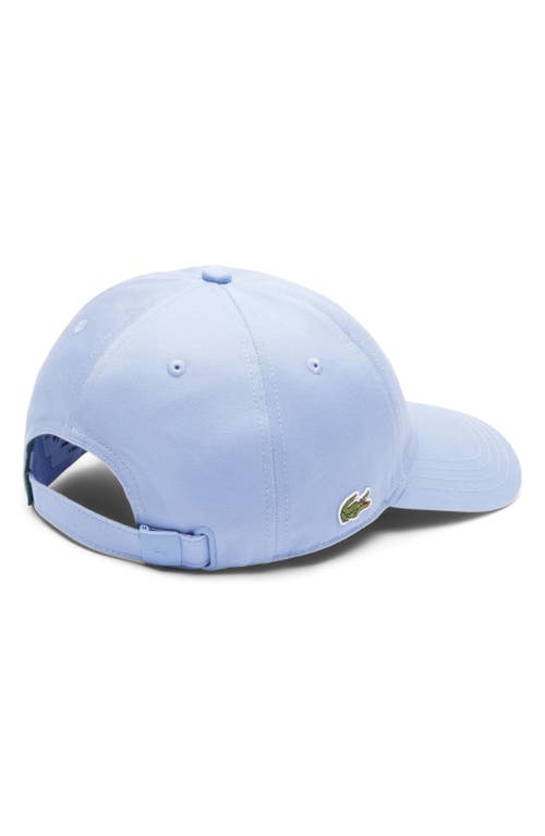 Lacoste Essential Cotton Twill Baseball Cap In Blue