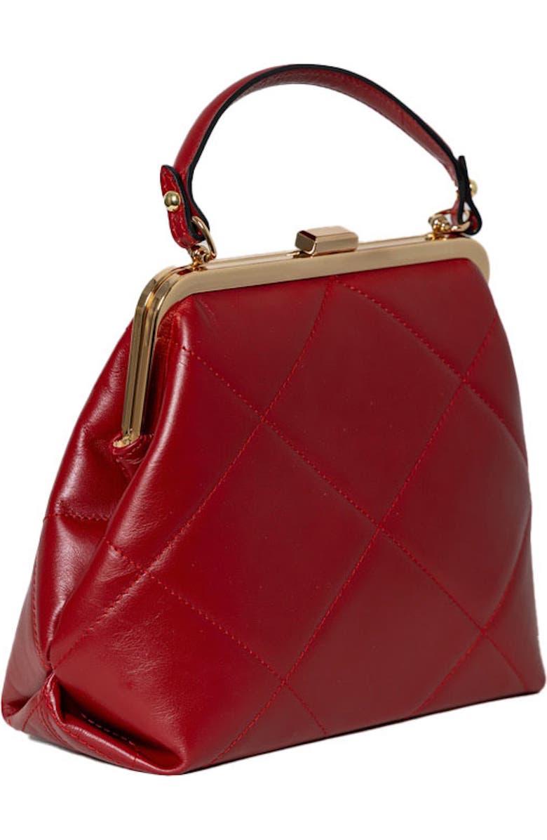 Persaman New York Quilted Satchel Top-Handle Bag, Alternate, color,