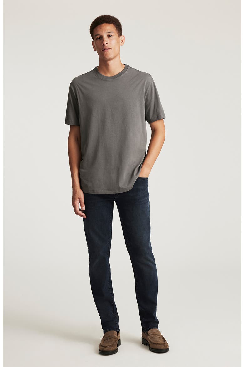 Cotton Crewneck T-Shirt, Alternate, color, LAVA SMOKE COMFORT