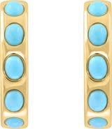 EFFY 925 Gold Plated Silver ,Turquoise Earrings