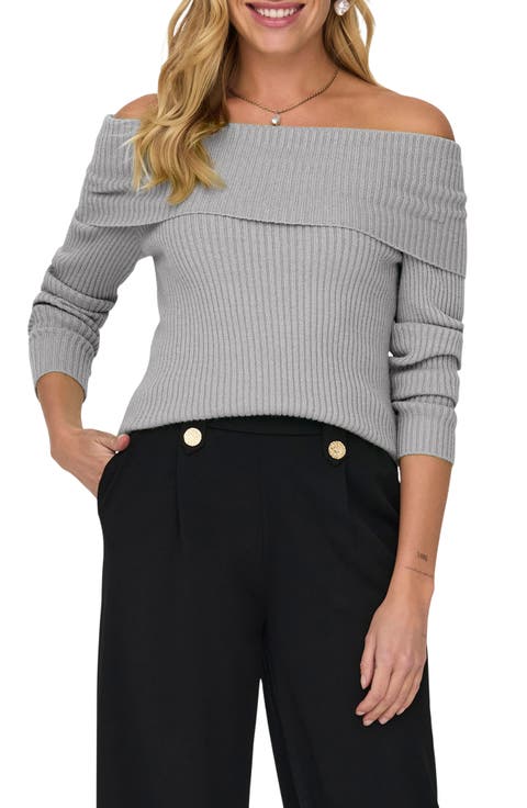 Katia Off the Shoulder Knit Top