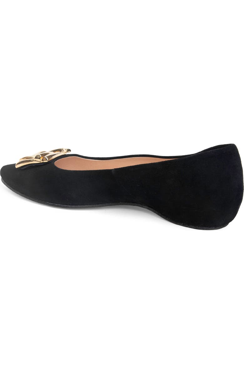patricia green Bella Flat, Alternate, color, Black Suede