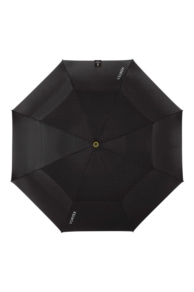 Vortex V2 Recycled Compact Umbrella, Main, color, BLACK