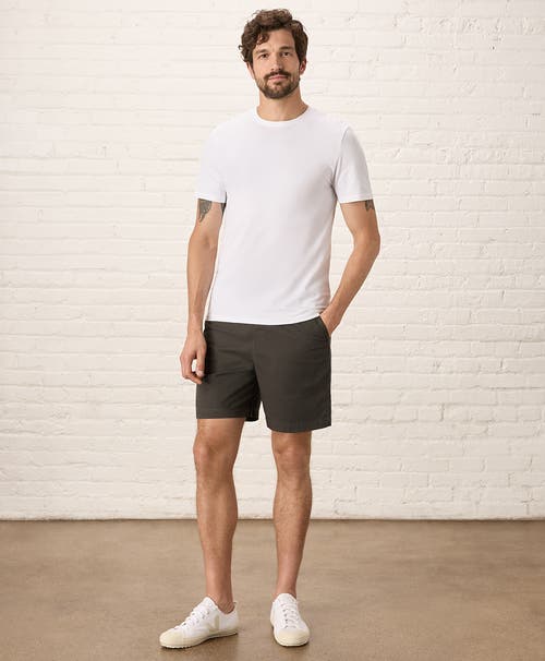 PACT PACT ORGANIC COTTON LUXE STRETCH JERSEY SLIM CREW NECK TEE