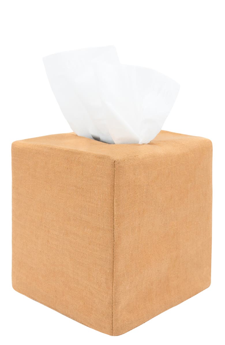 Pillowpia James Tissue Box Cover, Main, color, Fawn