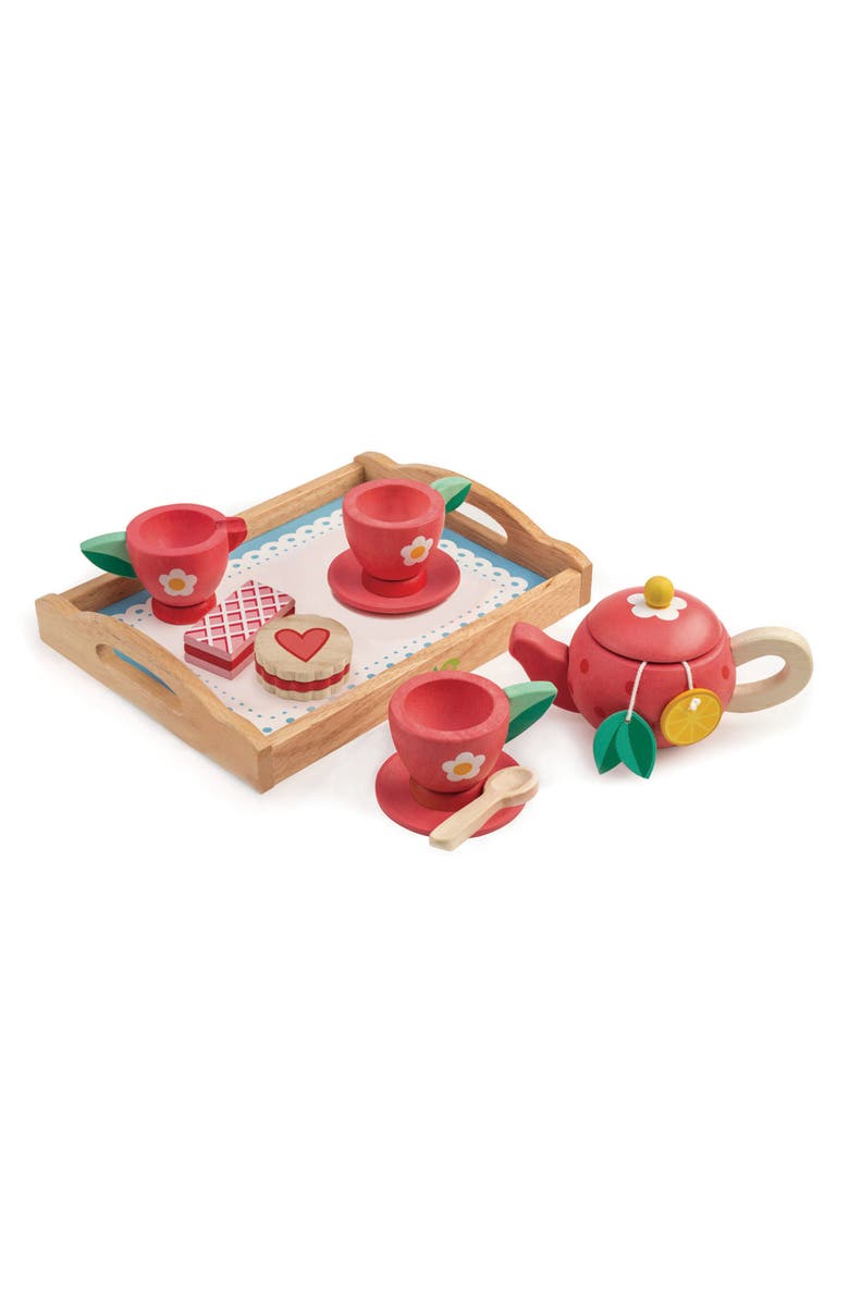 Tender Leaf Toys 11-Piece Tea Tray Toy Set, Main, color, Multi