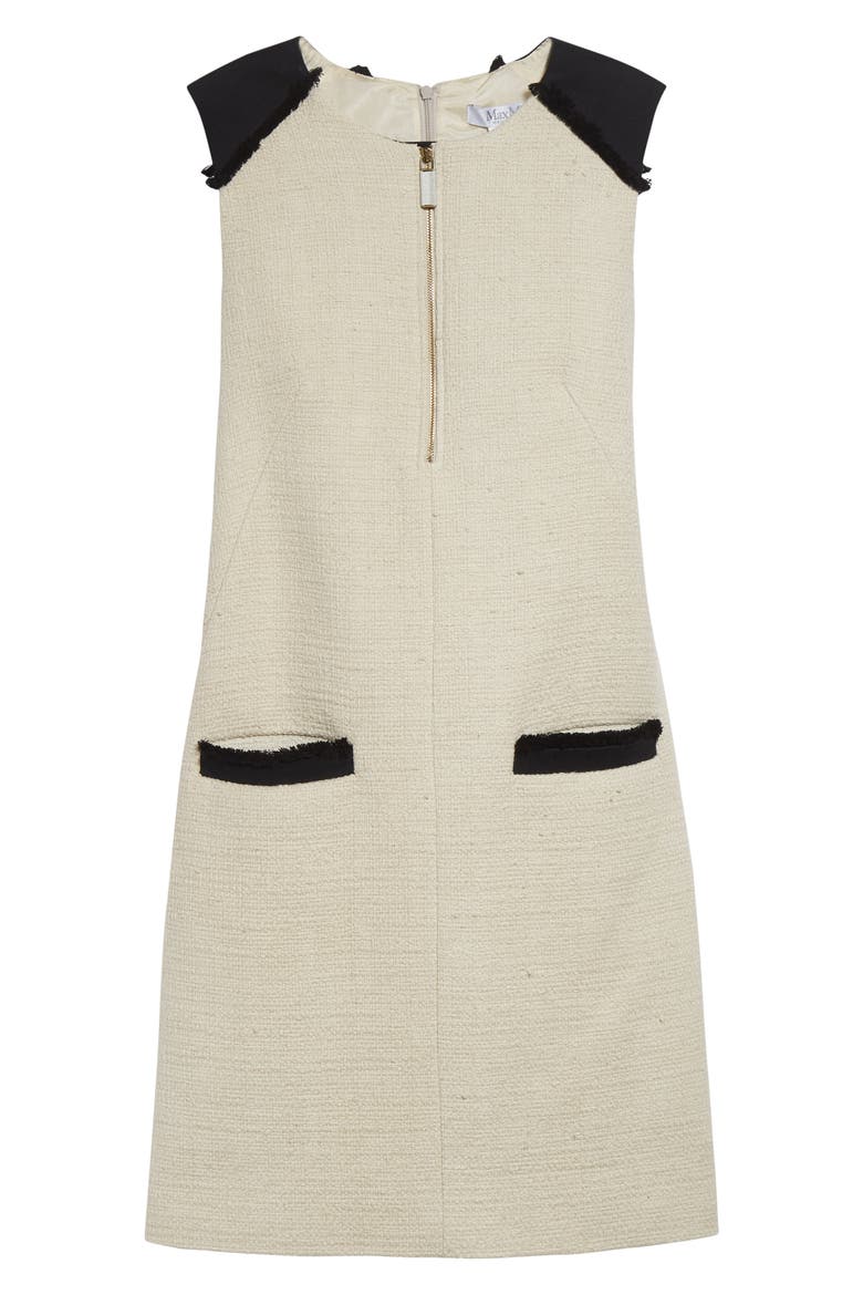 Mito Tweed Sheath Dress, Alternate, color, BEIGE