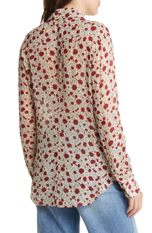 Rag & Bone Farren Floral Button-up Shirt