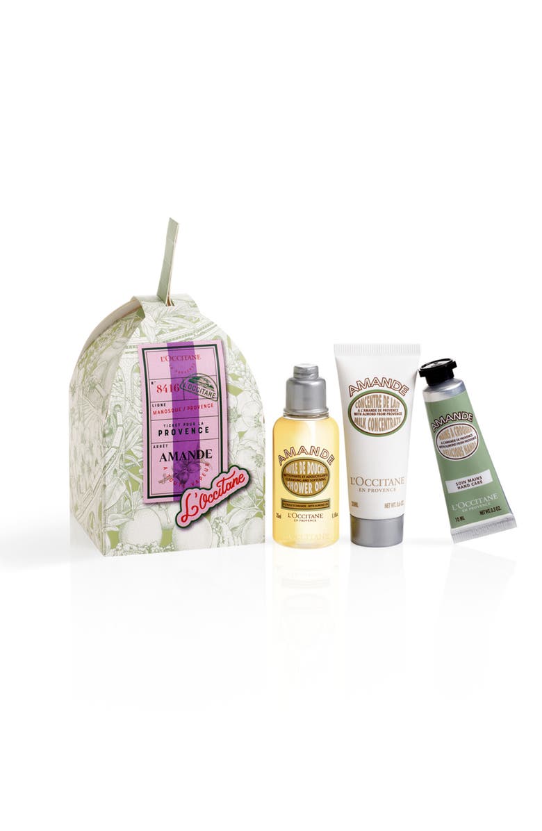 L'Occitane Almond Ornament Gift Set, Main, color, 