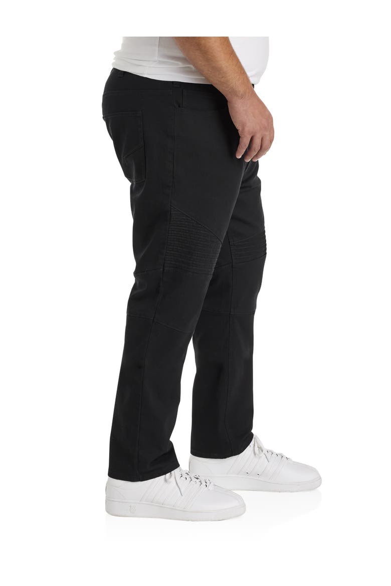 Black Moto Tapered-Fit Jeans, Alternate, color, BLACK MOTO