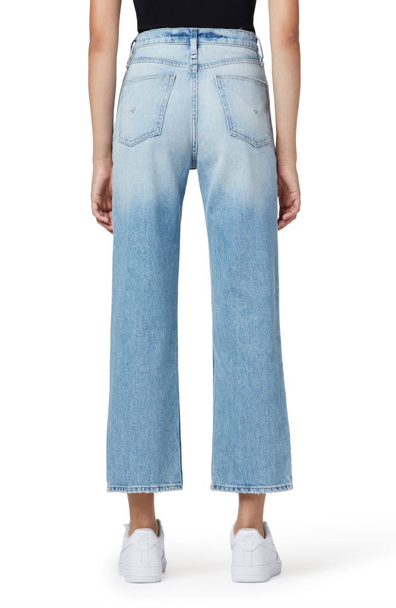 Hudson Jeans Remi Ripped High Waist Ankle Straight Leg Jeans, Alternate, color,