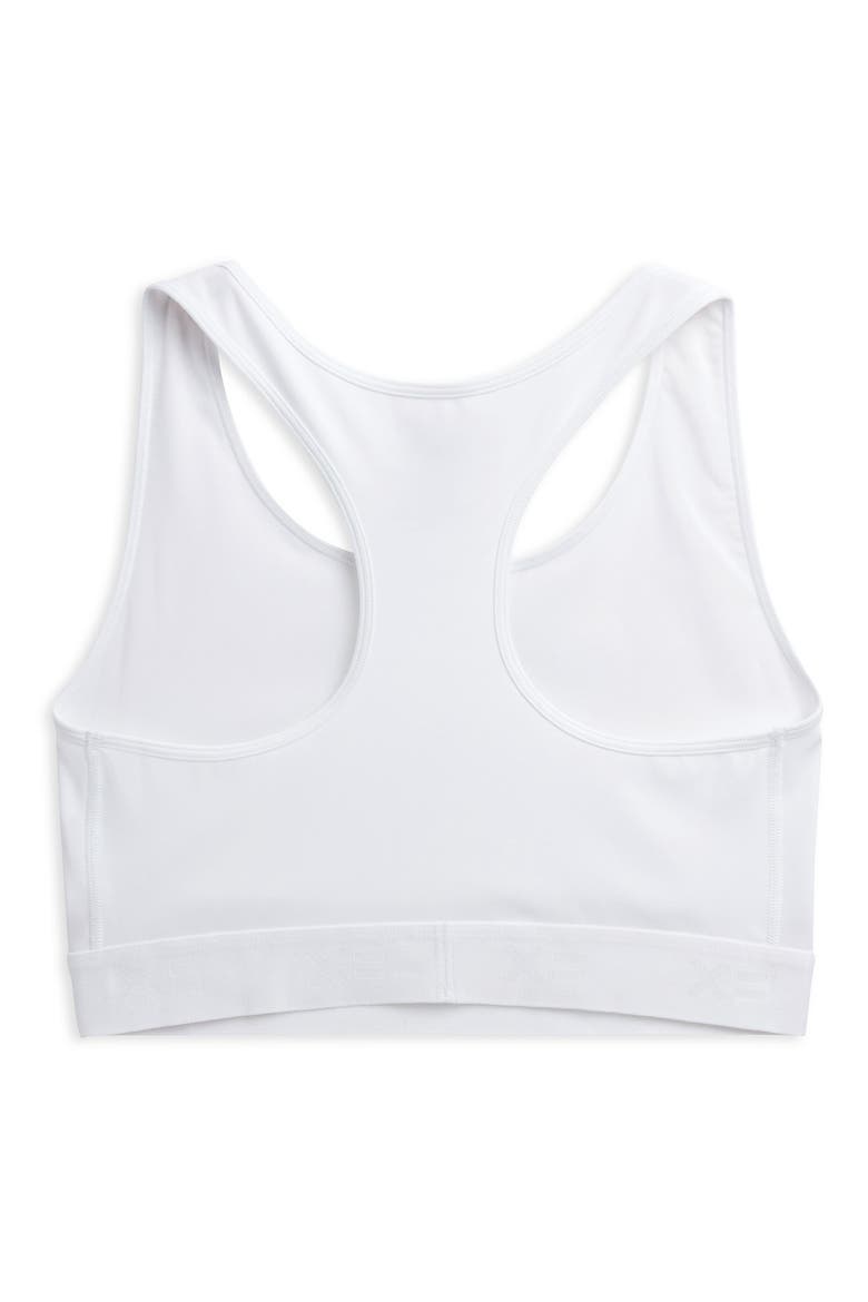 Racerback Compression Top, Alternate, color, WHITE