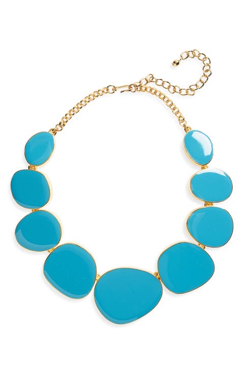 Enamel Statement Necklace