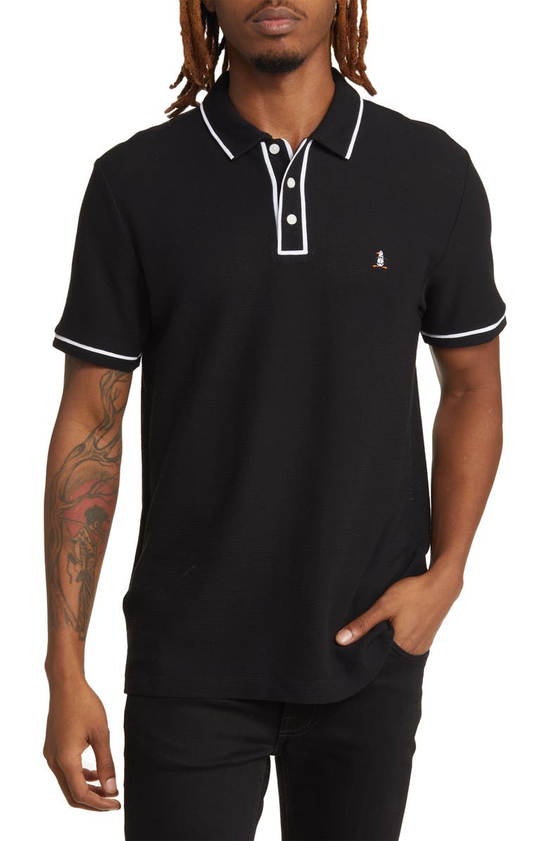 Original Penguin Earl Organic Cotton Mesh Polo, Main, color, 