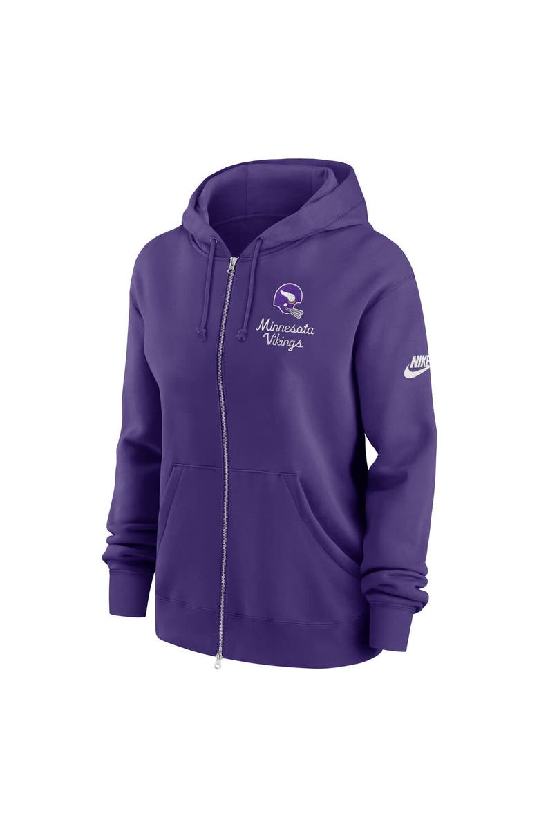 Nike Women's Nike Purple Minnesota Vikings Phoenix Rewind Full-Zip Hoodie, Alternate, color, Purple
