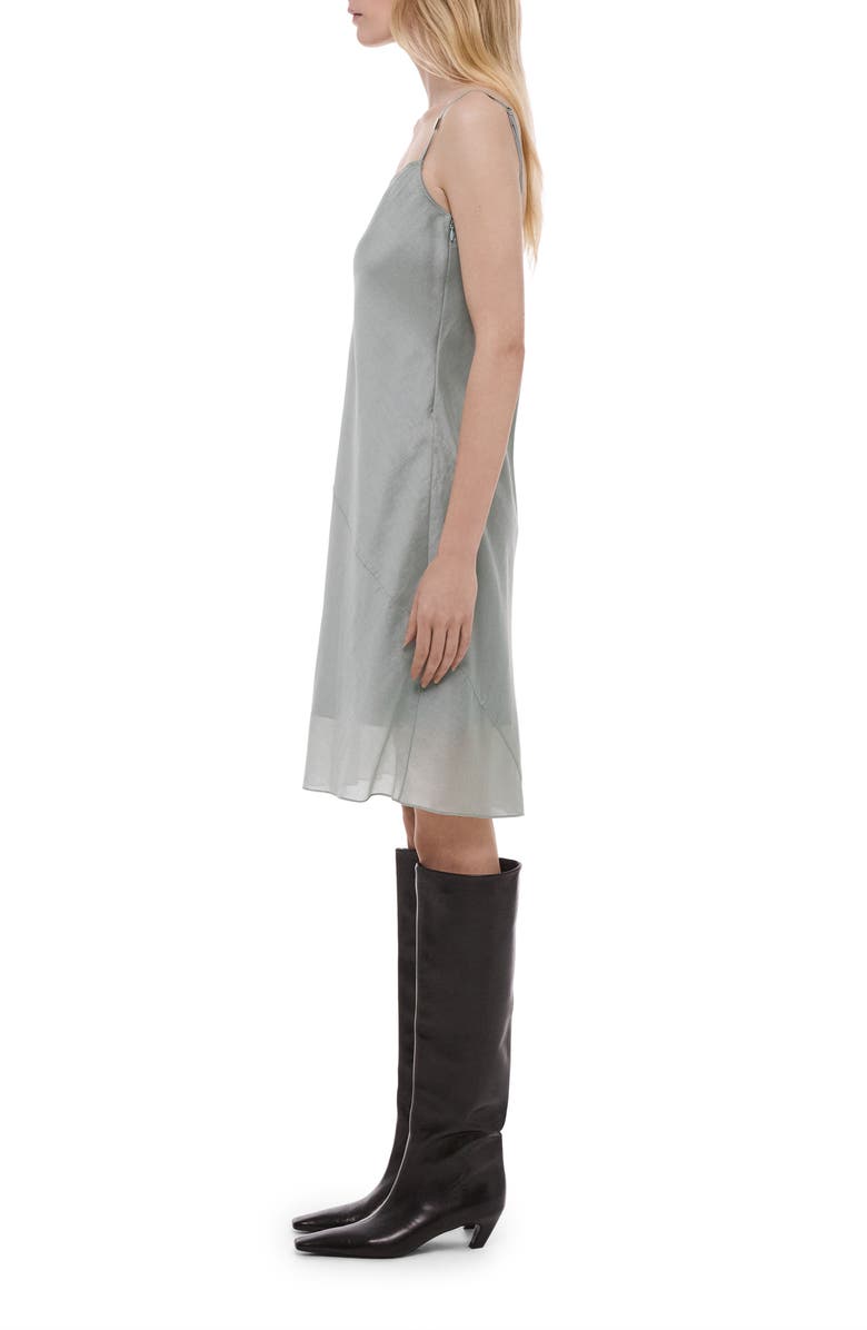 Helmut Lang Bias Cut Airy Voile Minidress, Alternate, color, 