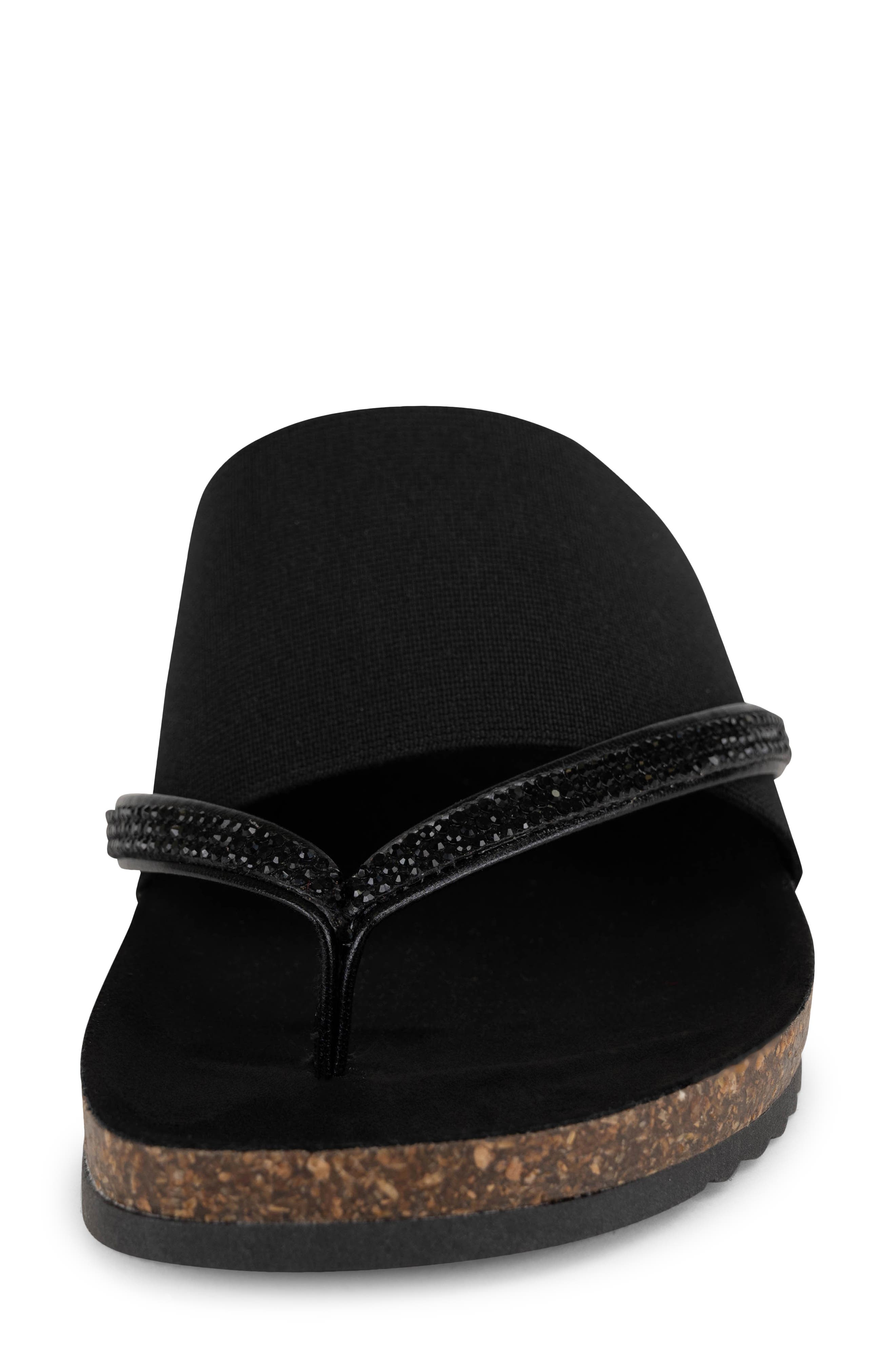 ITALIAN SHOEMAKERS Ziona Wedge Sandal, Alternate, color, Black