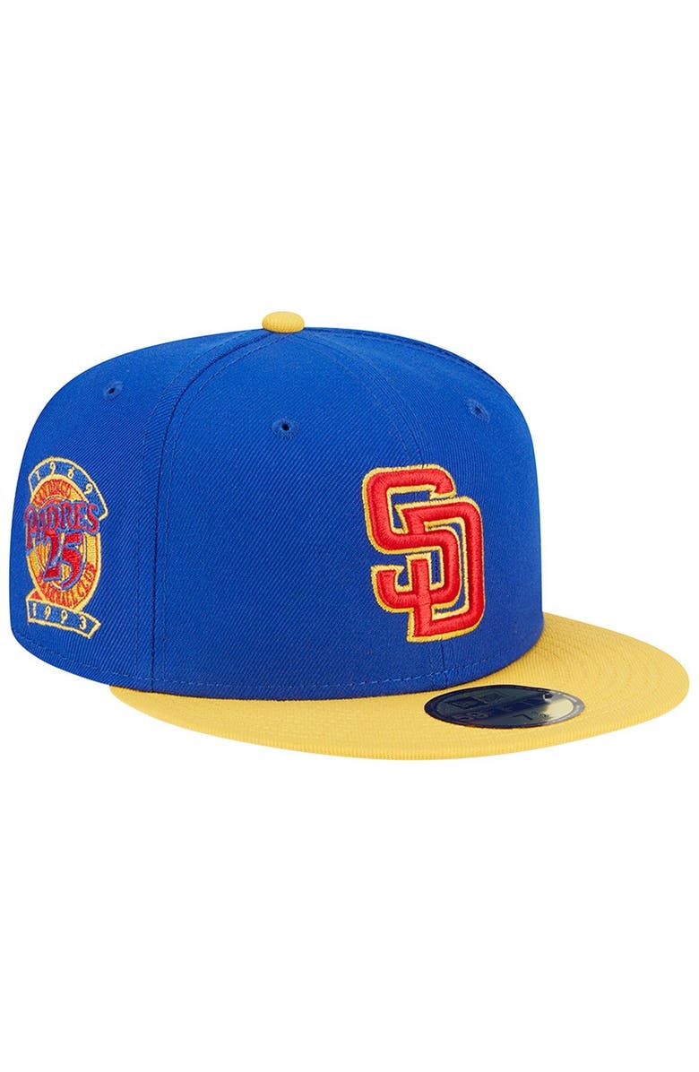 New Era Men's New Era  Royal/Yellow San Diego Padres Empire 59FIFTY Fitted Hat, Main, color, 