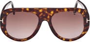 TOM FORD Cecil 55mm Pilot Sunglasses
