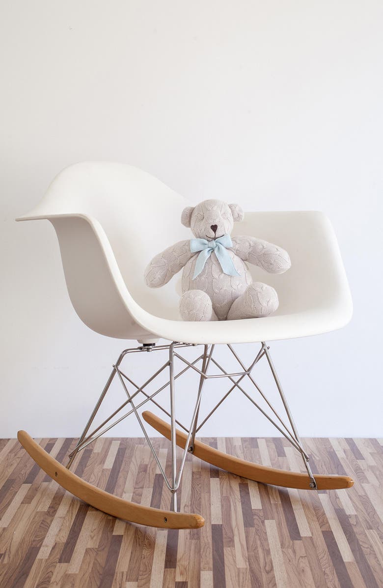 RIAN TRICOT Plush Cable Knit Teddy Bear, Alternate, color,