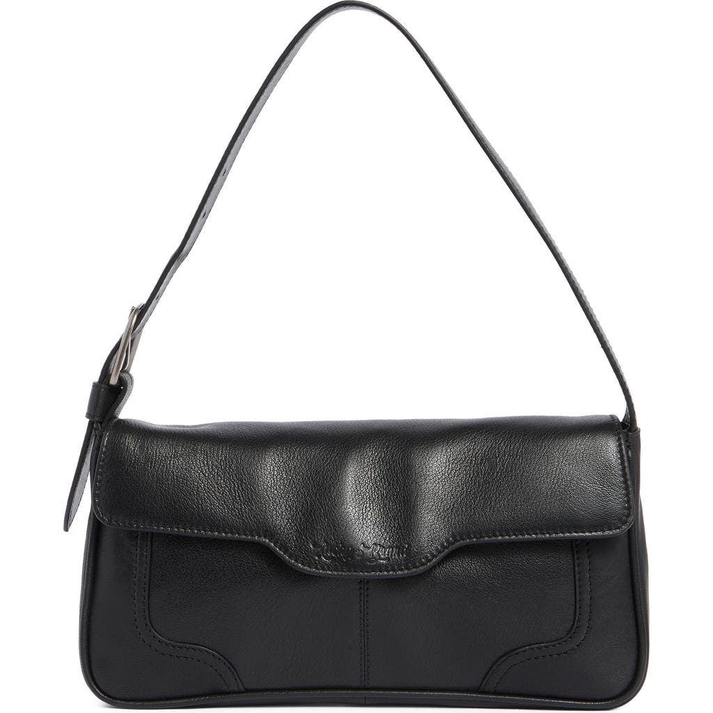 Lucky Brand Luma Leather Shoulder Bag In Black