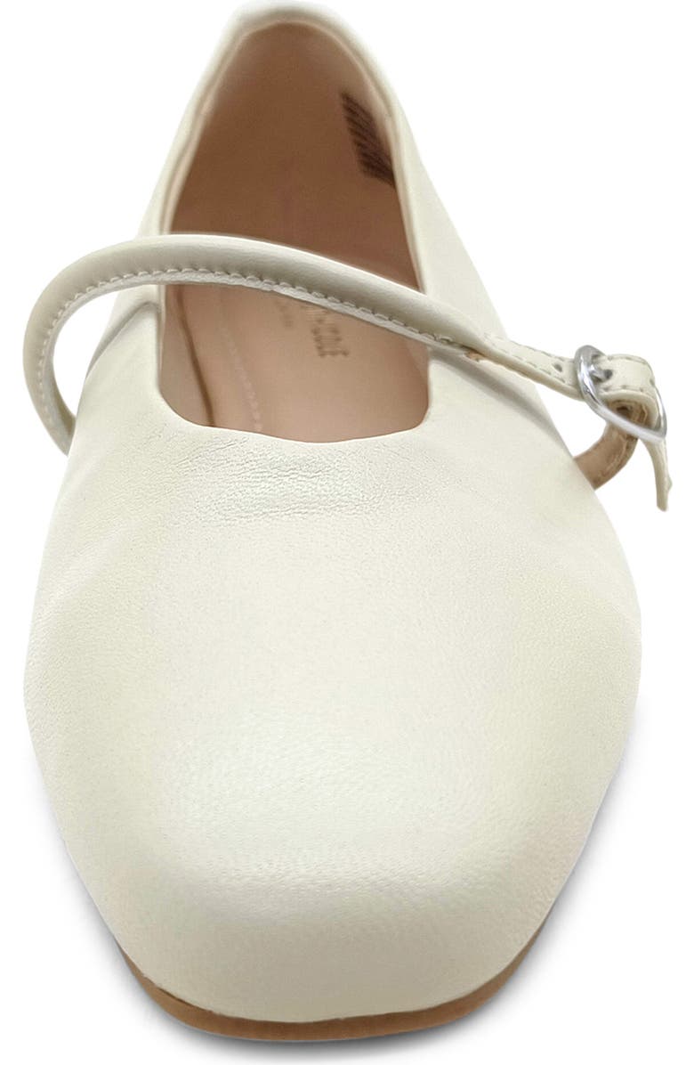 Kenneth Cole Magnolia Mary Jane Flat, Alternate, color, Ecru Leather