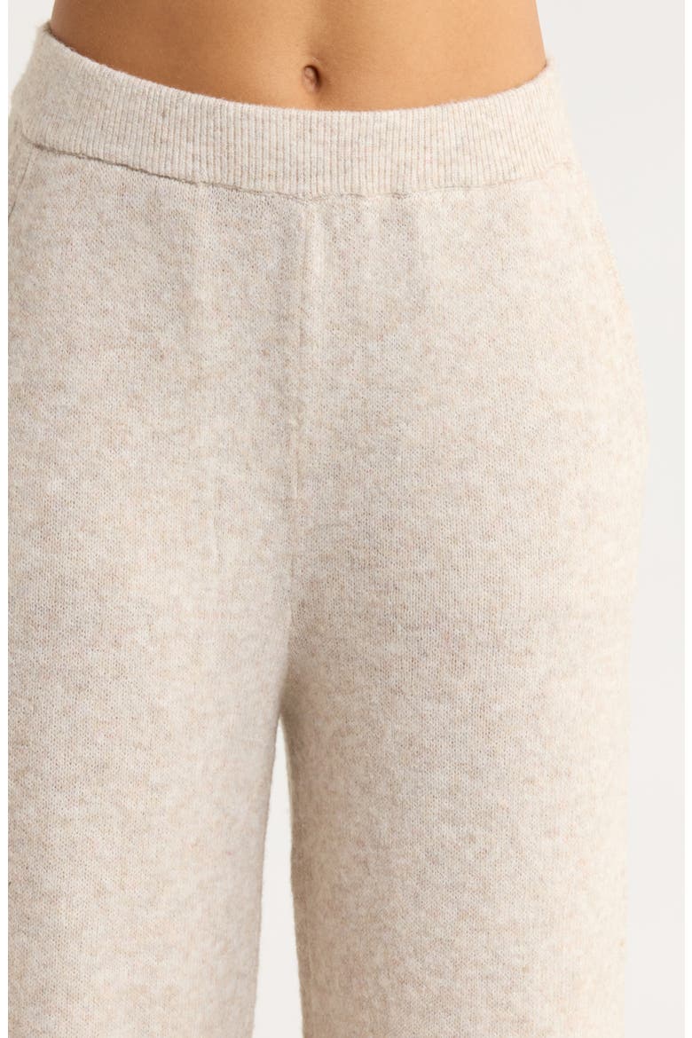 Cozy Hooded Lounge Set, Alternate, color, BEIGE OATMEAL HEATHER