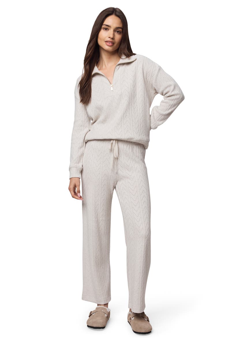 Sweatersoft Pants, Alternate, color, PALE OAK IVORY HEATHER
