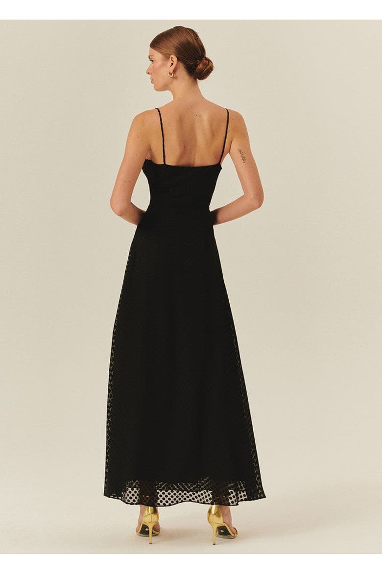Emely Maxi Dress, Alternate, color, BLACK