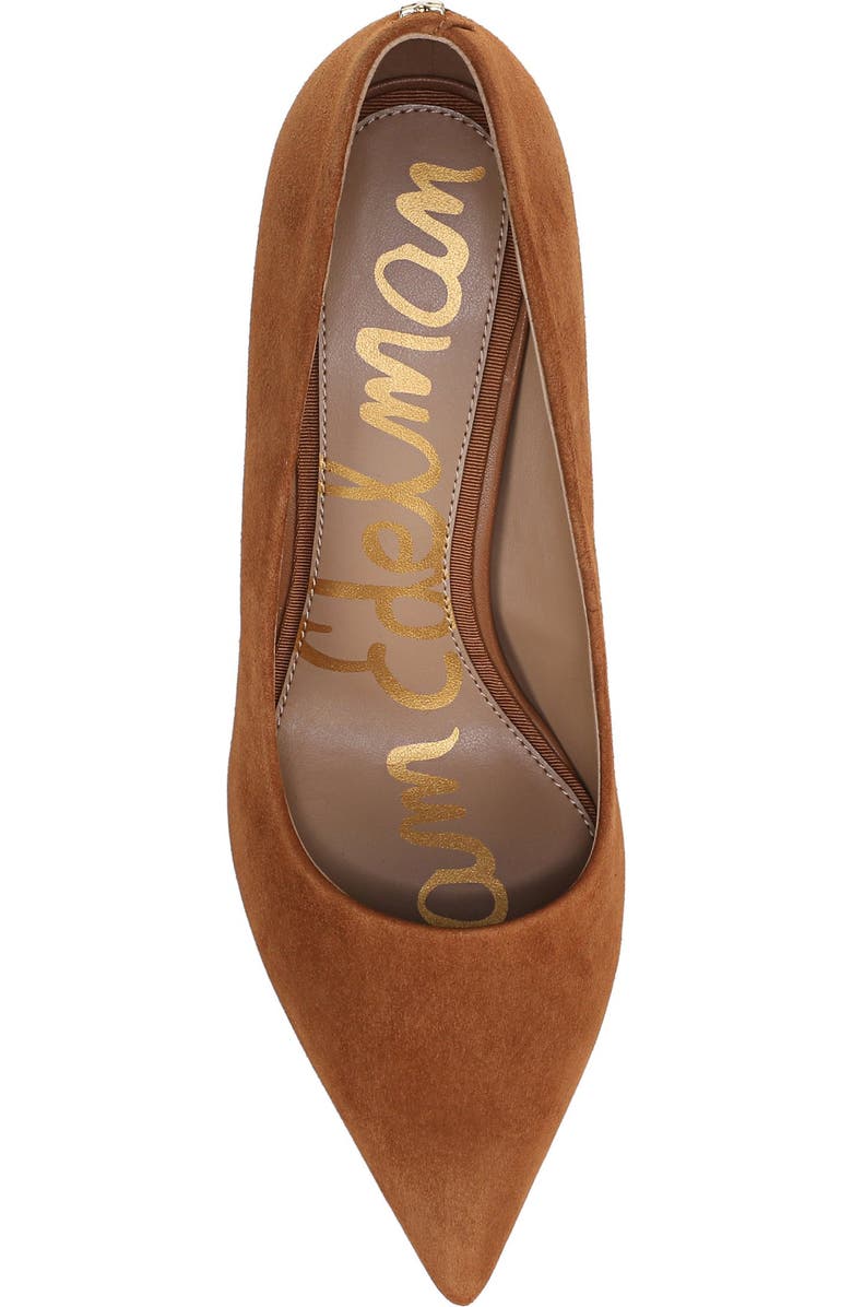 Sam Edelman Vienna Pointed Toe Pump, Alternate, color, Frontier Brown
