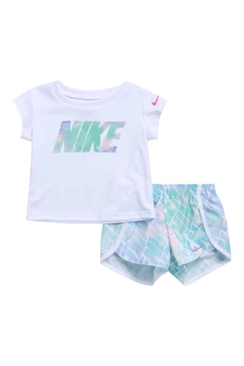 Dri-FIT T-Shirt and Sprinter Shorts 2-Piece Set, Main, color, E8GCELERY