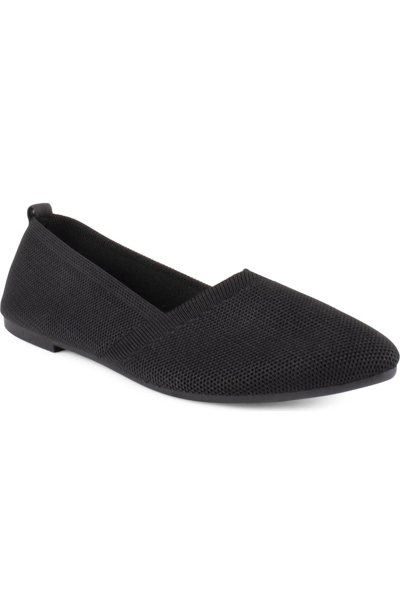Tahari Bali Ballet Flat, Main, color, Black